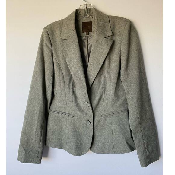 The Limited Women's‎ Gray Tweed Single Breasted Blazer SZ 6 - Picture 2 of 13